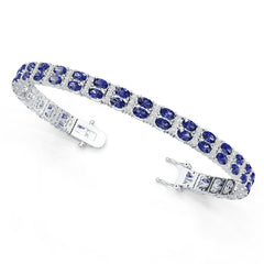 10K Gold Semi Mount Bracelet Setting Oval Ov 5x3mm Syz Jewelry