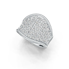 Sterling Silver Semi Mount Ring Setting Round RD 2.5mm DHJ