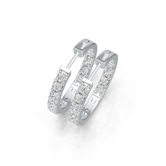 Sterling Silver Semi Mount Earrings Setting Cushion CU 3X3mm DHJ