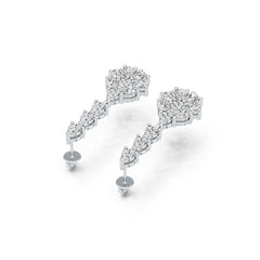 10K Gold Semi Mount Earrings Setting Pear PE 4X3mm DHJ