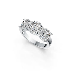 Sterling Silver Semi Mount Ring Setting Oval OV 8X6mm OV 7X5mm with White Topaz DHJ