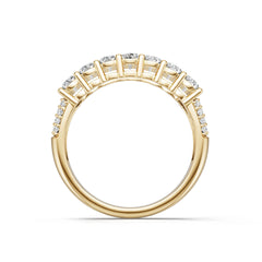 18K Gold Semi Mount Ring Setting Round Ro 2x2mm Syz Jewelry