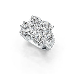 Sterling Silver Semi Mount Ring Setting Oval OV 7X5mm DHJ