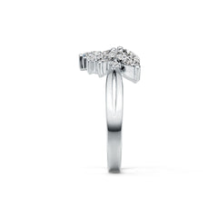 10K Gold Semi Mount Ring Setting Marquise MQ 8X4mm 6X3mm 5X2.5mm Butterfly Theme Moissanite Accent DHJ