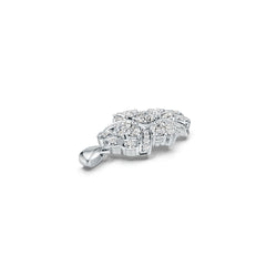Sterling Silver Semi Mount Pendant Setting Round RD 5X5mm DHJ