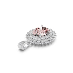 Sterling Silver Semi Mount Pendant Setting Oval OV 11X9mm Syzjewelry