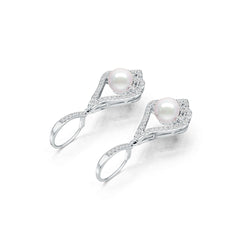 Sterling Silver Semi Mount Earrings Setting Round RD 7x7mm DHJ