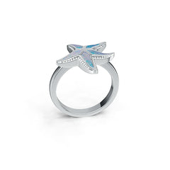 Sterling Silver Semi Mount Ring Setting Starfish Ring DHJ