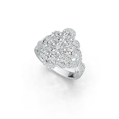 Sterling Silver Semi Mount Ring Setting Oval OV 5X4mm DHJ