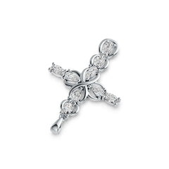Sterling Silver Semi Mount Pendant Setting Oval OV 5x3mm PE 5x3mm DHJ