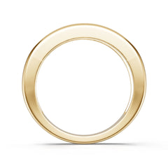 18K Gold Semi Mount Ring Setting Princess Pr 5x3mm Syz Jewelry