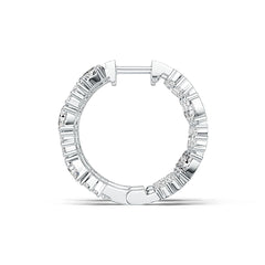 Platinum Semi Mount Earrings Setting Oval OV 5X3mm Diamond Accent DHJ