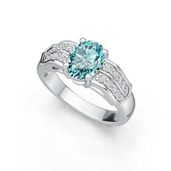 Sterling Silver Semi Mount Ring Setting Oval OV 8X6mm DHJ