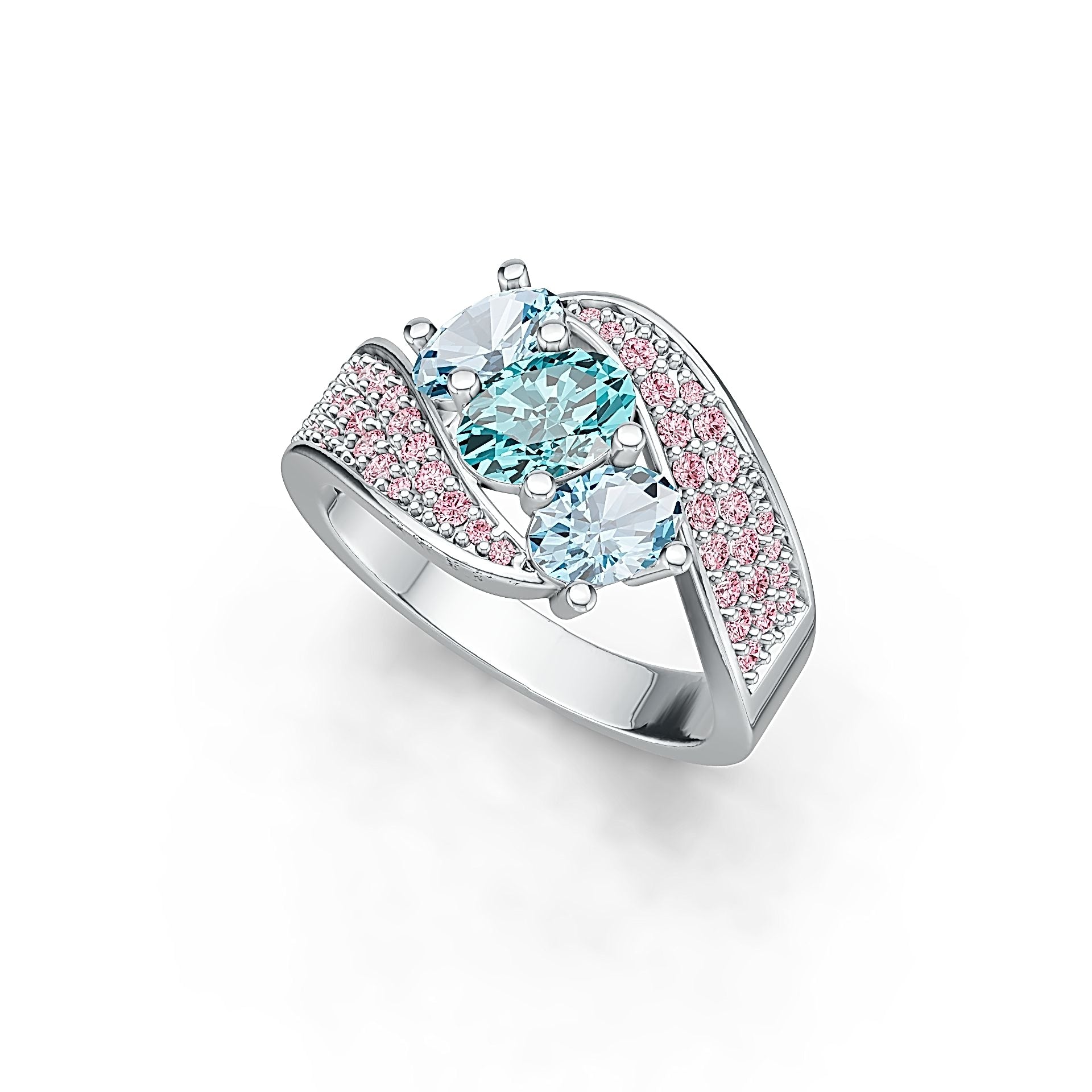 Sterling Silver Semi Mount Ring Setting Oval OV 7X5mm DHJ