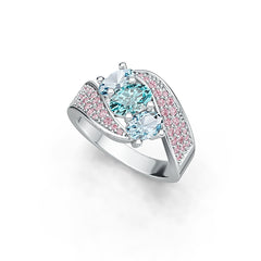 Sterling Silver Semi Mount Ring Setting Oval OV 7X5mm DHJ