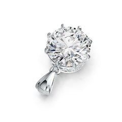 Sterling Silver Semi Mount Pendant Setting Round RD 13mm DHJ