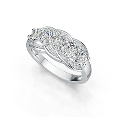 Sterling Silver Semi Mount Ring Setting Oval OV 5X4mm DHJ