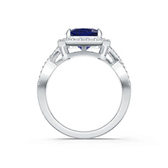 Sterling Silver Semi Mount Ring Setting Round Rd DHJ