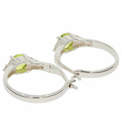 14K Gold Semi Mount Earrings Setting RD 5x5mm Diamond Accent Syzjewelry