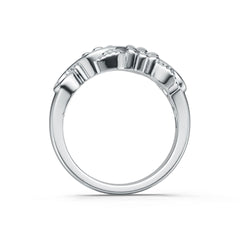 Platinum Semi Mount Ring Setting Round Ro Syz Jewelry