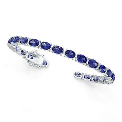 10K Gold Semi Mount Bracelet Setting Round Ro 7x5mm Syz Jewelry