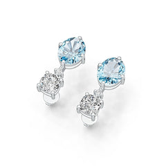 Sterling Silver Semi Mount Earrings Setting Oval OV 10X8mm CU 6X6mm DHJ