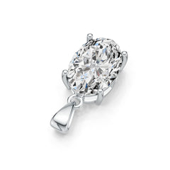 Sterling Silver Semi Mount Pendant Setting Oval OV 14X10mm DHJ