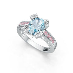 Sterling Silver Semi Mount Ring Setting Oval OV 10X8MM DHJ