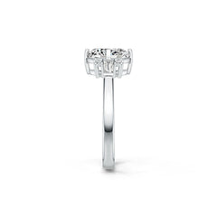 14K Gold Semi Mount Ring Setting Oval OV 10X8mm M0075DK21205R Diamond Accent Syzjewelry