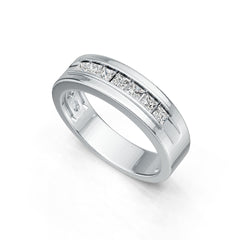 Sterling Silver Semi Mount Ring Setting Princess SQ 2.5mm DHJ