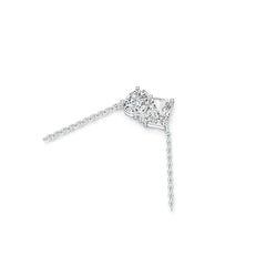 Sterling Silver Semi Mount Pendant Setting Emerald OCT 8x6mm OV 8x6mm Syzjewelry