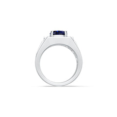 "Sterling Silver Semi Mount Pendant Setting Round RD 2x6mm Princess SQ 2x2mm Syzjewelry