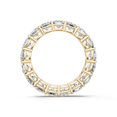 10K Gold Semi Mount Ring Setting Cushion Cu 4x4mm Moissanite Accent Syz Jewelry