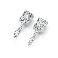 Sterling Silver Semi Mount Earrings Setting Emerald OCT 10X8mm DHJ