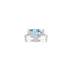 Platinum Semi Mount Pendant Setting Oval Ov 9x7mm Syz Jewelry
