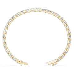 14K Gold Semi Mount Bracelet Setting Cushion Cu 6x6mm Syz Jewelry