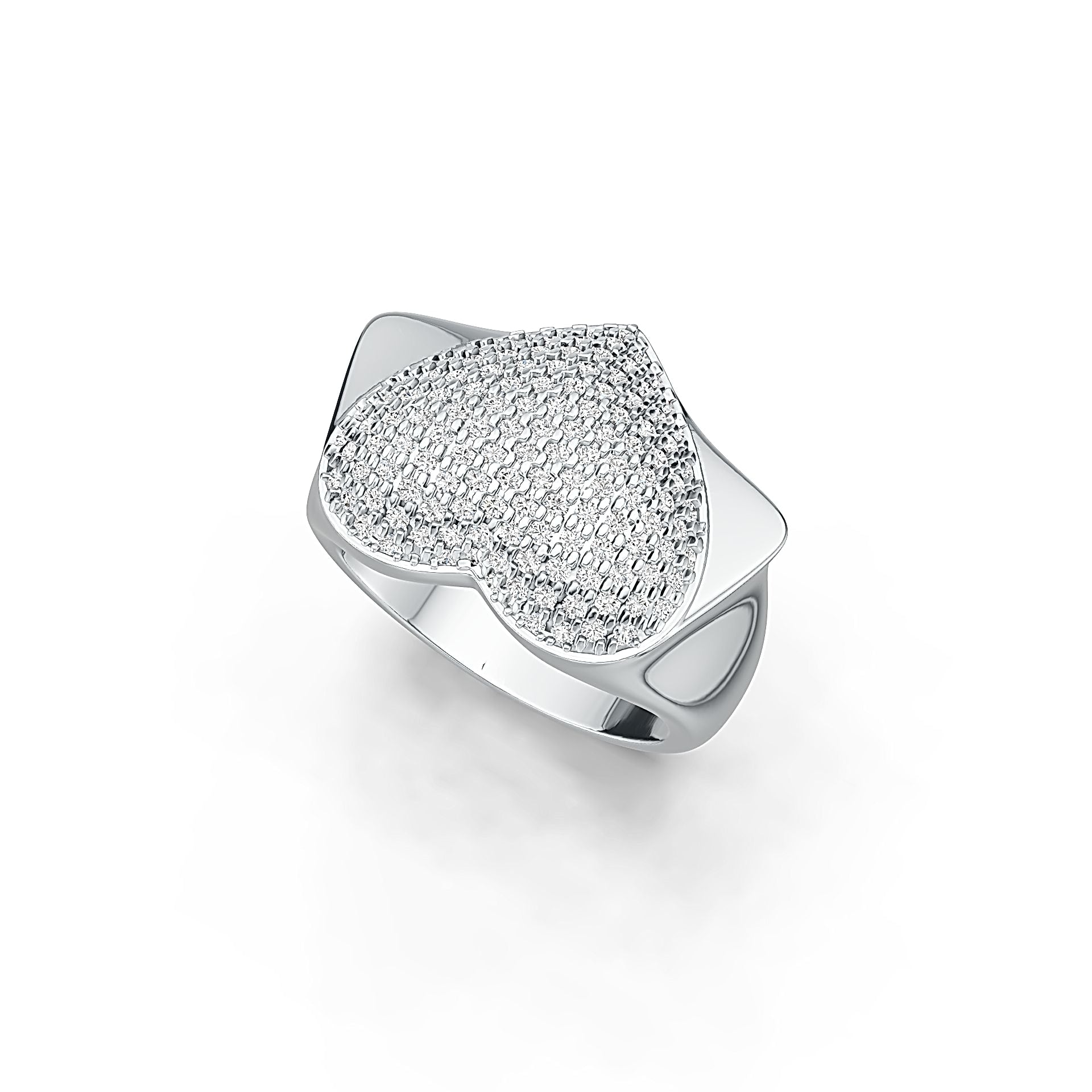 Sterling Silver Semi Mount Ring Setting Round RD 1.2x1.2mm DHJ