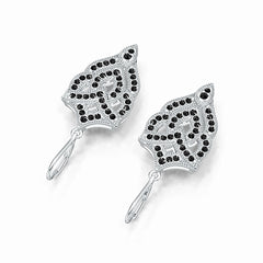 Sterling Silver Semi Mount Earrings Setting Round RD 2x2mm DHJ
