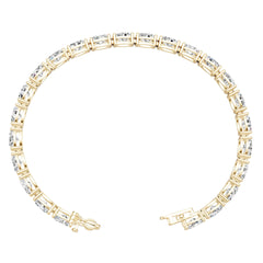 18K Gold Semi Mount Bracelet Setting Oval Ov 7x5mm Syz Jewelry