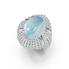 Sterling Silver Semi Mount Ring Setting Oval OV 16x12mm Cabochon Syzjewelry