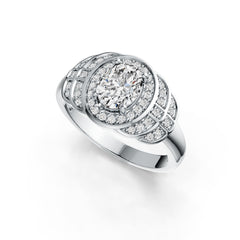 Sterling Silver Semi Mount Ring Setting Oval OV 8X6mm DHJ