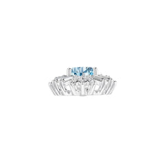 Platinum Semi Mount Pendant Setting Oval Ov 8x6mm Diamond Accent Syz Jewelry