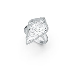 Sterling Silver Semi Mount Ring Setting Filigree DHJ