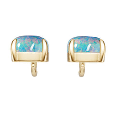 Platinum Semi Mount Earrings Setting Round Ro 11x9mm Syz Jewelry