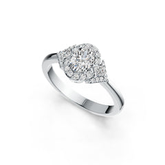 Sterling Silver Semi Mount Ring Setting Oval OV 7X5mm DHJ