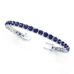 18K Gold Semi Mount Bracelet Setting Round Ro Syz Jewelry