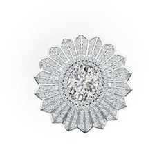 10K Gold Semi Mount Ring Setting Oval OV 10X8mm Starburst Cocktail Moissanite Accent DHJ