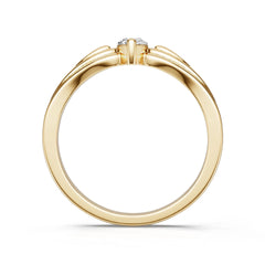 18K Gold Semi Mount Ring Setting Marquise Ma 8x4mm Syz Jewelry