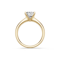 Platinum Semi Mount Ring Setting Round Ro 8x8mm Diamond Accent Syz Jewelry