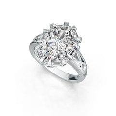 Sterling Silver Semi Mount Ring Setting Oval OV 14X10mm DHJ